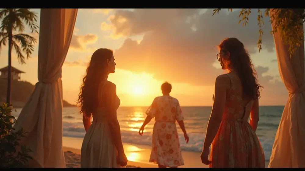 Cena do filme Mamma Mia! Lá Vamos Nós